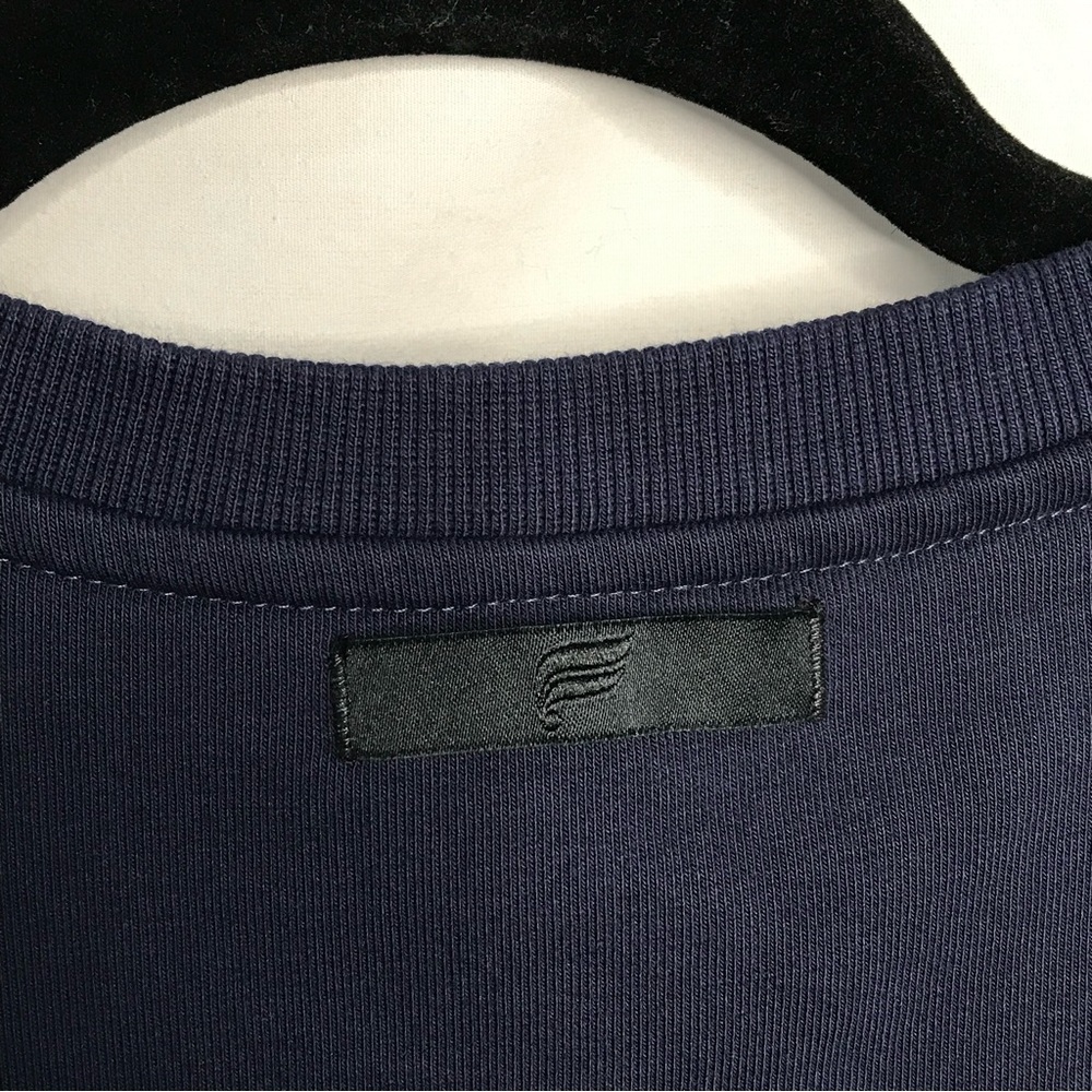 Fabletics Men's The Courtside Crew Neck L/S Sweatshirt Blue Size Large EUC - Picture 5 of 11